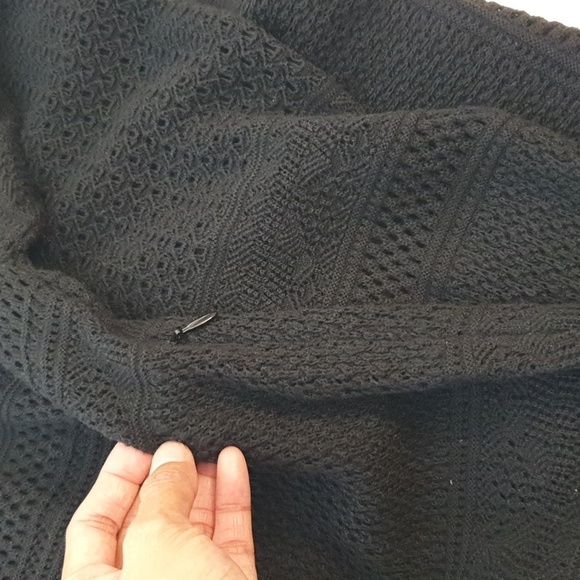 Ralph Lauren Purple Label Lace Cashmere-Silk Blend Puff-Sleeve Cocktail - Picture 14 of 15